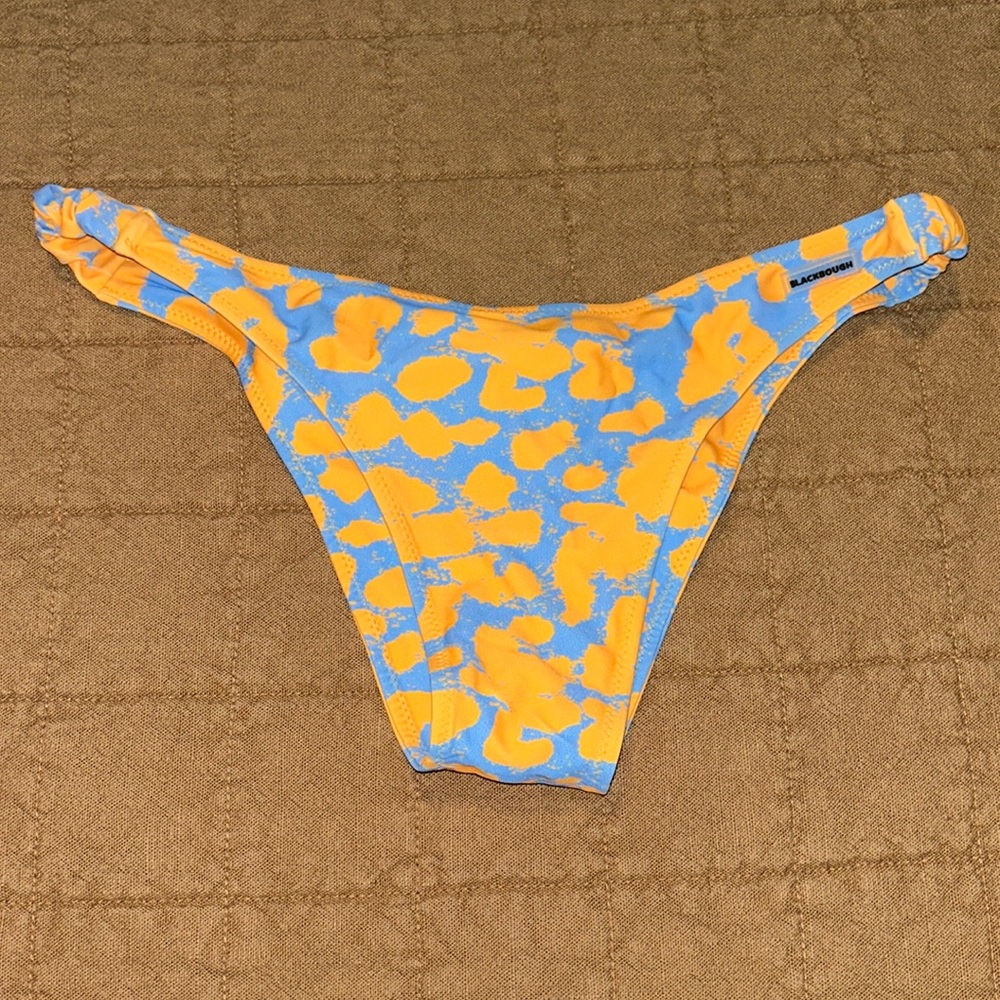 Blackbough Cheeky Scrunch Bikini Bottoms - Orange and Blue